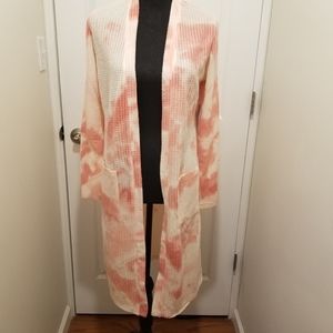Skylar & Jade Jr's Long Sleeve Tie Dye Duster Sz M